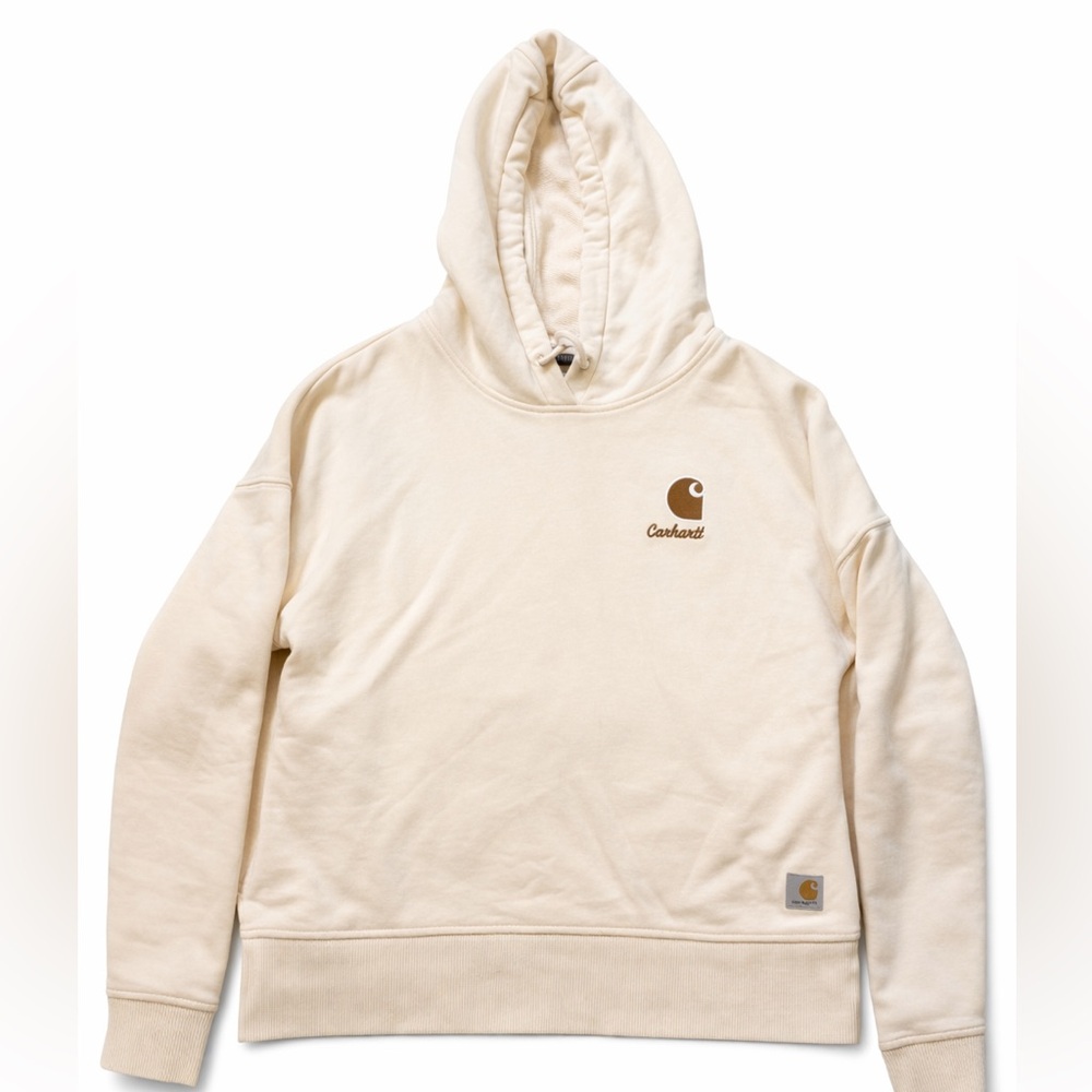 Carhartt Beige Hoodie – Size small